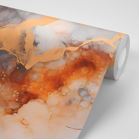 TAPETE IMITATION BRAUN-GRAUER MARMOR - TAPETEN - 🔥 TOTALAUSVERKAUF