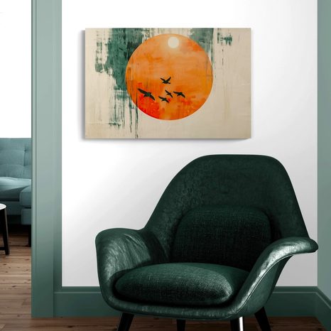 STAMPA SU TELA – JAPANDI LUNA MONUMENTALE - JAPANDI QUADRI - STAMPE E QUADRI