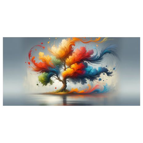 OBRAZ FANTASTICKÝ STROM ŽIVOTA V BARVÁCH - OBRAZY STROMY ŽIVOTA - OBRAZY