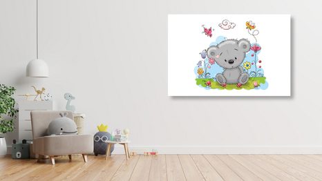 OBRAZ ROZTOMILÝ MEDVÍDEK - DĚTSKÉ OBRAZY - OBRAZY