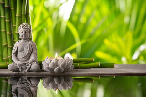 SAMOLEPÍCÍ FOTOTAPETA HARMONICKÝ BUDDHA - SAMOLEPÍCÍ TAPETY - TAPETY