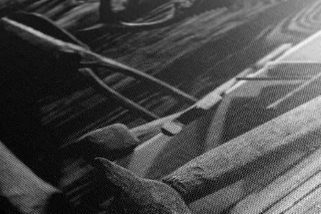 OBRAZ TESAŘSKÉ NÁŘADÍ V ČERNOBÍLÉM PROVEDENÍ - ČERNOBÍLÉ OBRAZY - OBRAZY