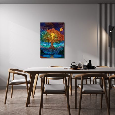 OBRAZ KOUZELNÁ NOC A STROM ŽIVOTA - OBRAZY STROMY ŽIVOTA - OBRAZY