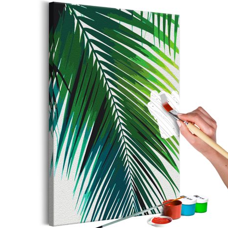PICTURE PAINTING BY NUMBERS PALM LEAF