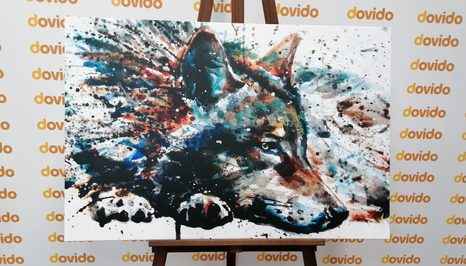 ΕΙΚΌΝΑ ΛΎΚΟΥ ΣΕ ΣΧΈΔΙΟ ΑΚΟΥΑΡΈΛΑΣ - ΠΊΝΑΚΕΣ ΖΏΩΝ - ΠΊΝΑΚΕΣ