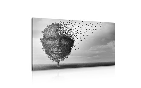 ΕΙΚΌΝΑ ΑΦΗΡΗΜΈΝΟ ΠΡΌΣΩΠΟ ΜΕ ΤΗ ΜΟΡΦΉ ΕΝΌΣ ΔΈΝΤΡΟΥ - ΠΊΝΑΚΕΣ ΑΣΠΡΌΜΑΥΡΕΣ - ΠΊΝΑΚΕΣ