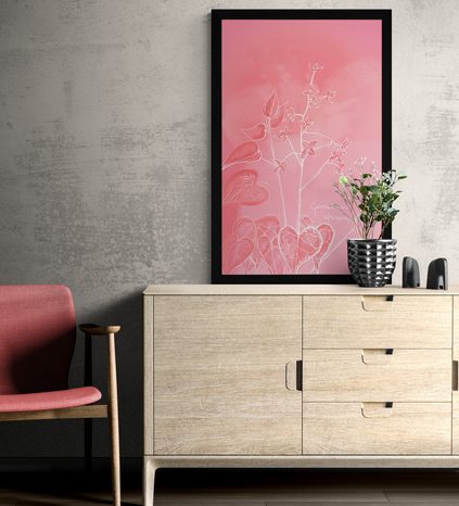 PLAKÁT ÚCHVATNÁ ROSTLINA EPIMEDIUM ALPINUM - MOTIVY Z NAŠÍ DÍLNY - PLAKÁTY