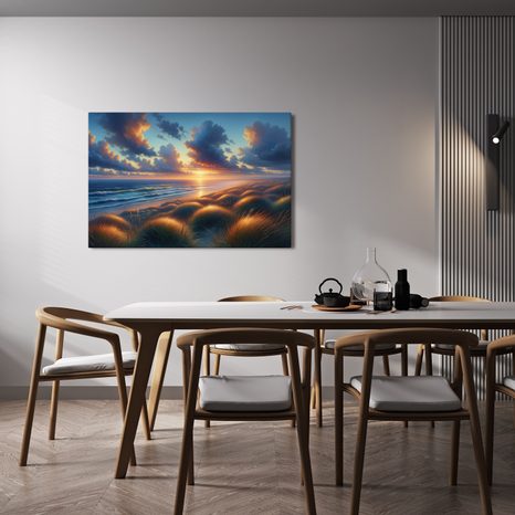OBRAZ SLUNCE MIZÍCÍ V HLUBINĚ - OBRAZY VÝCHOD A ZÁPAD SLUNCE - OBRAZY