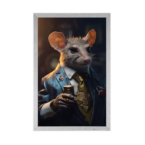 POSTER – GANGSTER ANIMALE RATTO - GANGSTER ANIMALI - POSTER