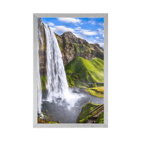PLAGÁT VODOPÁD SELJALANDSFOSS - PRÍRODA - PLAGÁTY