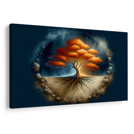 OBRAZ STROM ŽIVOTA V KRUHU - OBRAZY STROMY ŽIVOTA - OBRAZY