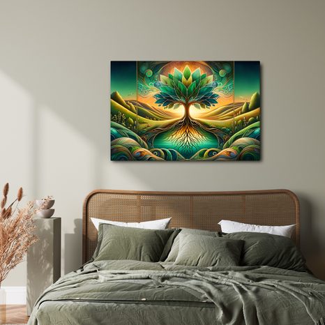 WANDBILD BAUM DES LEBENS MYSTISCHE NATUR - BILDER - 🔥 TOTALAUSVERKAUF