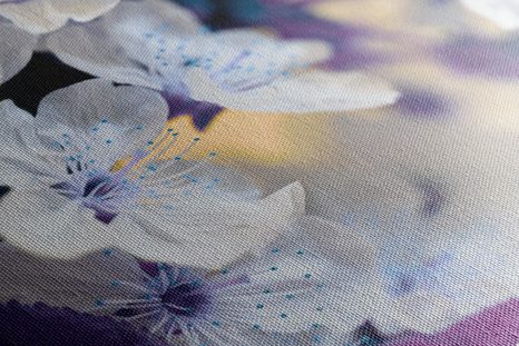 OBRAZ KWITNĄCA GAŁĄZKA WIŚNI - OBRAZY KWIATÓW - OBRAZY