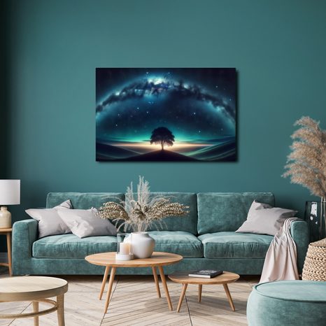 OBRAZ STROM ŽIVOTA POD HVĚZDAMI - OBRAZY STROMY ŽIVOTA - OBRAZY