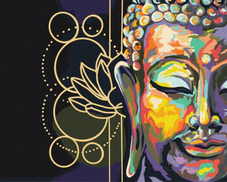 MALOVÁNÍ PODLE ČÍSEL HARMONICKÝ BUDHA - FENG SHUI - MALOVÁNÍ PODLE ČÍSEL