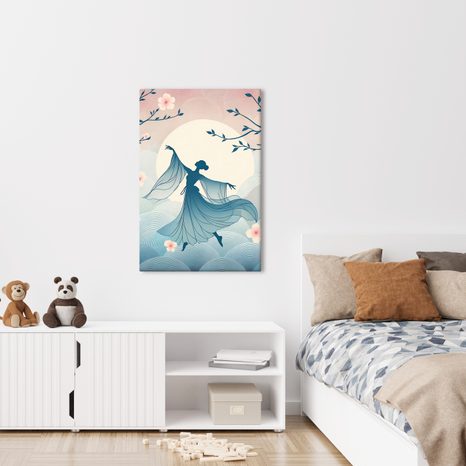 OBRAZ ELEGANTNÍ TANEC V KVĚTINOVÉM RÁNU - OBRAZY ŽENY - OBRAZY