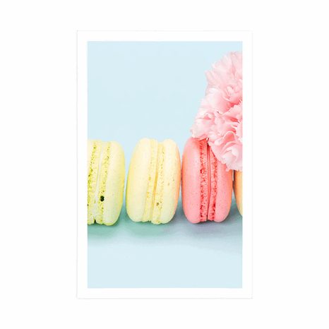 POSTER DELICIOUS MACARONS - WITH A KITCHEN MOTIF - POSTERS