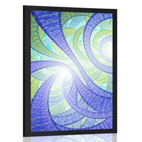 POSTER FRACTAL ABSTRACTION - ABSTRACT AND PATTERNED - POSTERS