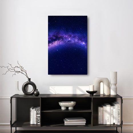CANVASTAVLA STJÄRNBÅGE I RYMDNEBULOSA - TAVLOR MED GALAXER - TAVLOR