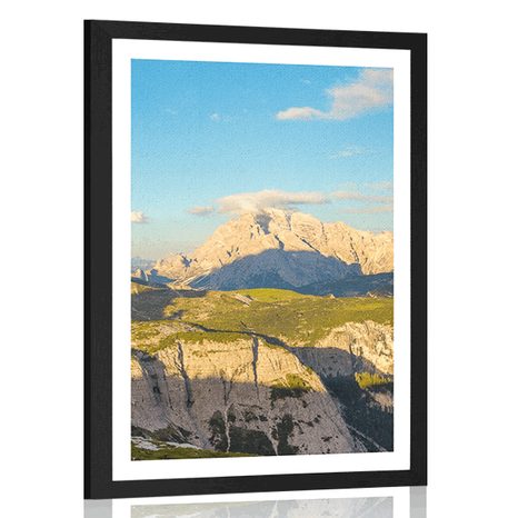 POSTER WITH MOUNT BEAUTIFUL VIEW FROM THE MOUNTAINS - NATURE - POSTERS