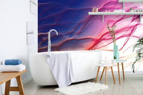 TAPETA ABSTRAKTNÍ VLNKY PLNÉ BAREV - ABSTRAKTNÍ TAPETY - TAPETY