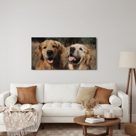 OBRAZ ZLATO V SRSTI PSŮ - OBRAZY PSI - OBRAZY