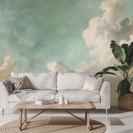 FOTOTAPETA NJEŽNI PASTELNI OBLACI - TAPETE PRIRODA - TAPETE