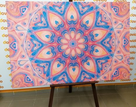 WANDBILD HYPNOTISCHES MANDALA - BILDER MIT FENG SHUI-MOTIVEN - BILDER