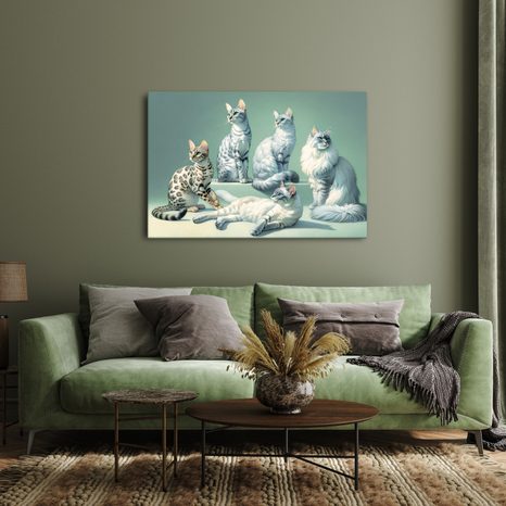 OBRAZ ELEGANTNÍ KOČKY - OBRAZY KOČKY - OBRAZY