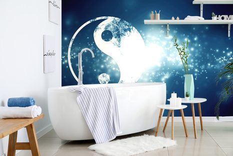 SAMOLEPÍCÍ TAPETA SYMBOL JIN A JANG - SAMOLEPÍCÍ TAPETY - TAPETY