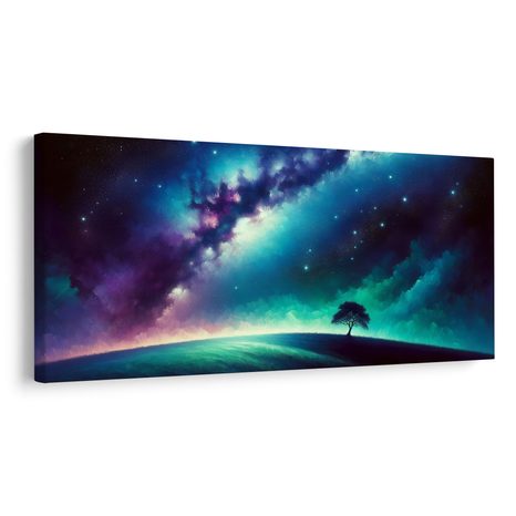 OBRAZ OSAMĚLÝ STROM ŽIVOTA V KRAJINĚ - OBRAZY STROMY ŽIVOTA - OBRAZY