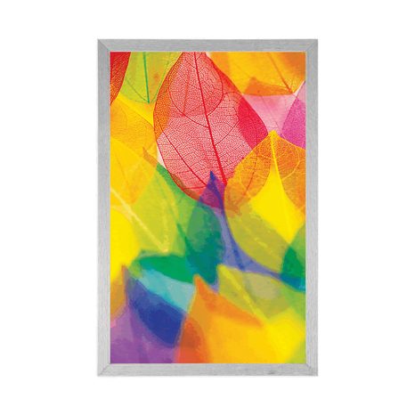 POSTER BLÄTTER IN HERBSTFARBEN - NATUR - POSTER