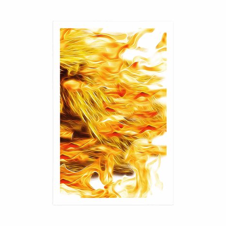 PLAKÁT ABSTRAKTNÍ OHEŇ - ABSTRAKTNÍ A VZOROVANÉ - PLAKÁTY