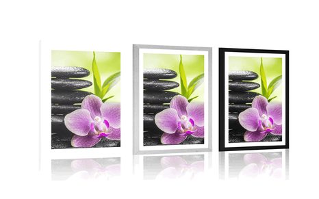 POSTER – COMPOSIZIONE ZEN MEDITATIVA - FENG SHUI - POSTER