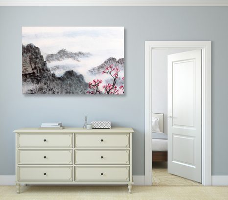 OBRAZ TRADIČNÍ ČÍNSKÁ MALBA KRAJINY - OBRAZY PŘÍRODY A KRAJINY - OBRAZY