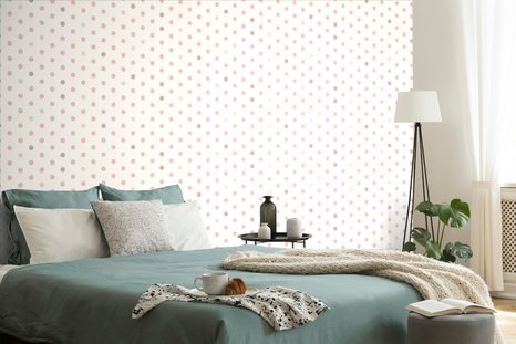 CARTA DA PARATI – PUNTI ROSA - CARTA DA PARATI SCHEMA - CARTA DA PARATI