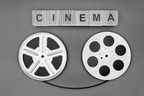 SAMOLEPÍCÍ TAPETA FILMOVÁ ČERNOBÍLÁ PÁSKA - SAMOLEPÍCÍ TAPETY - TAPETY