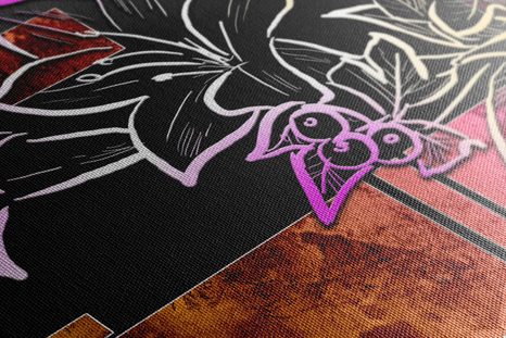 SLIKA ILUSTRACIJA ROŽ - ABSTRAKTNE SLIKE - SLIKE