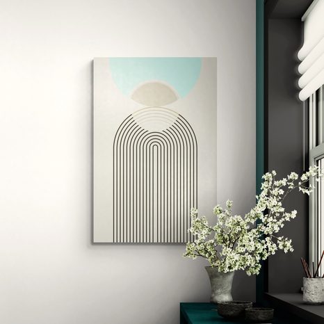 OBRAZ DÚHA BUDÚCNOSTI MID-CENTURY - ABSTRAKTNÉ OBRAZY - OBRAZY