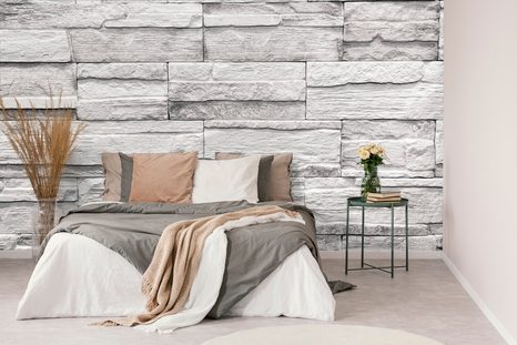 SAMOLEPIACA FOTOTAPETA ŠEDÝ PÔVABNÝ KAMEŇ - TAPETY - 🔥 TOTÁLNY VÝPREDAJ