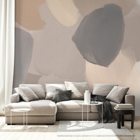 FOTOTAPET TUȘE NEUTRE ABSTRACTE - TAPET ABSTRACT - TAPETURI