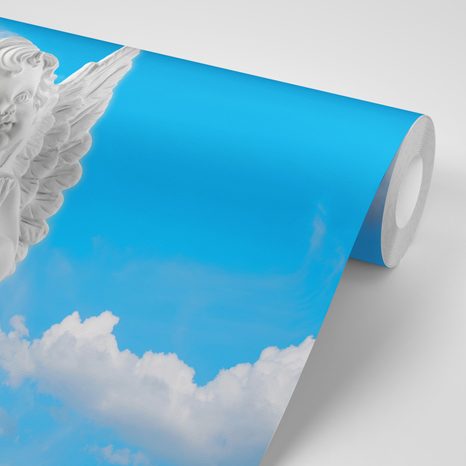 SELBSTKLEBENDE TAPETE FÜRSORGLICHER ENGEL AM HIMMEL - SELBSTKLEBENDE TAPETEN - TAPETEN