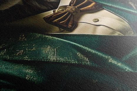 STAMPA SU TELA – GANGSTER ANIMALE GATTO - QUADRI DI GANGSTER ANIMALI - STAMPE E QUADRI