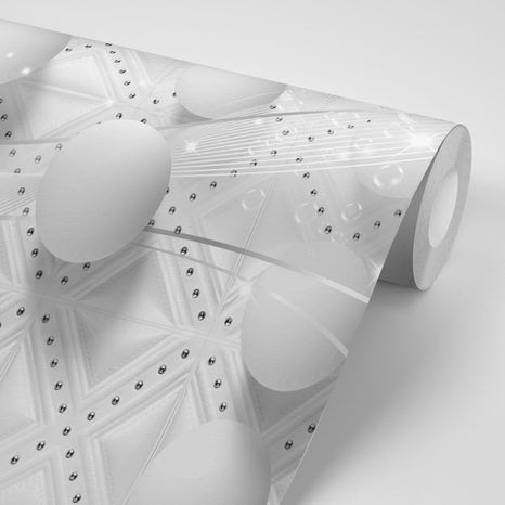 TAPETA LUXUS V ČERNOBÍLÉM PROVEDENÍ - ČERNOBÍLÉ TAPETY - TAPETY