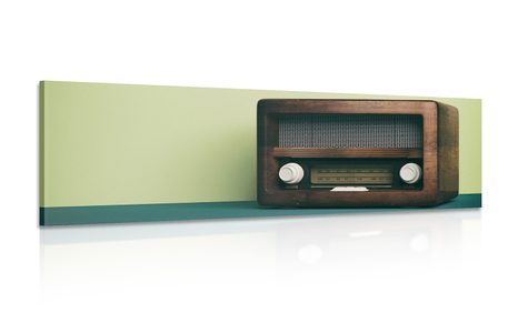 OBRAZ RETRO RÁDIO - VINTAGE A RETRO OBRAZY - OBRAZY