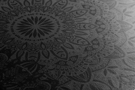 SLIKA STILSKA MANDALA V ČRNOBELI IZVEDBI - SLIKE FENG SHUI - SLIKE