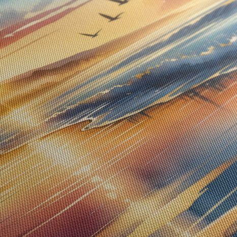 QUADRO SU TELA – SPIAGGIA AL TRAMONTO - QUADRI MARE E SPIAGGIA - STAMPE E QUADRI