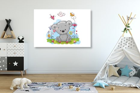 OBRAZ ROZTOMILÝ MEDVÍDEK - DĚTSKÉ OBRAZY - OBRAZY