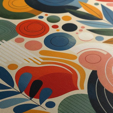 5-DIELNY OBRAZ MODERNÉ ABSTRAKTNÉ TVARY - ABSTRAKTNÉ OBRAZY - OBRAZY