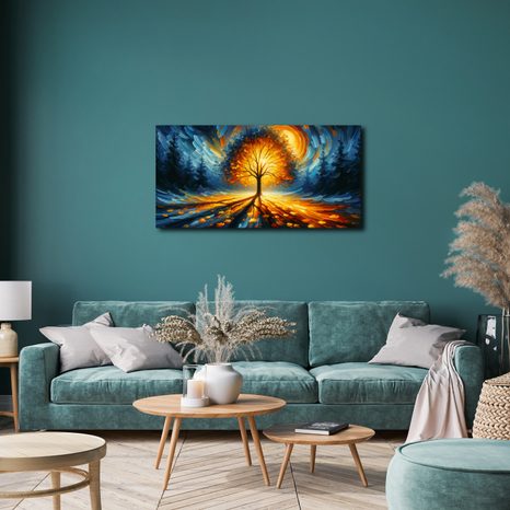 OBRAZ STROM ŽIVOTA V MAGICKÉM SVĚTLE - OBRAZY STROMY ŽIVOTA - OBRAZY